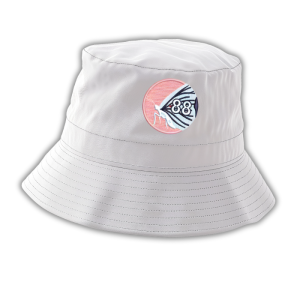 88bt white bucket hat.